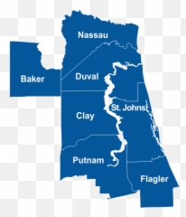 Northeast Florida Regional Council - County Map png