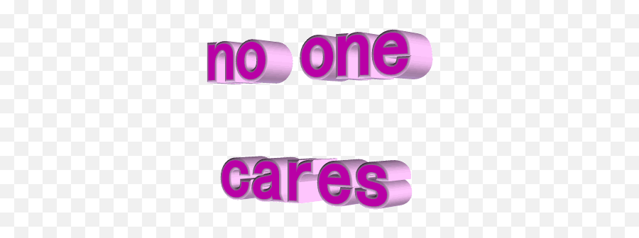 No One Cares - 3d Rotating Text Gif Maker Png,Tumblr Transparent Grunge