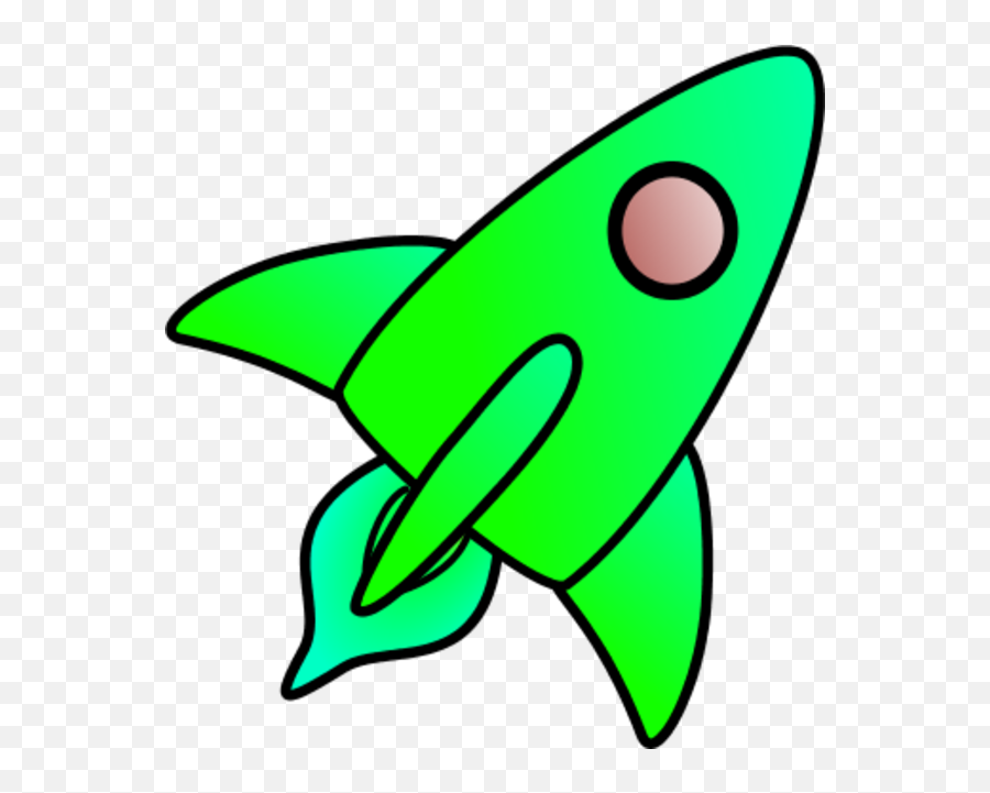 Cartoon Green Rocket Png Image With No - Clipart Green Rocket,Cartoon Rocket Png