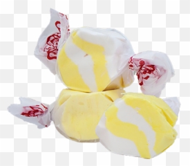 Buttered Popcorn Salt Water Taffy - png