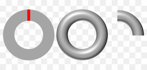 Pipe Clipart Curved Transparent Free For - Donut Shape Png,Bong Transparent Png