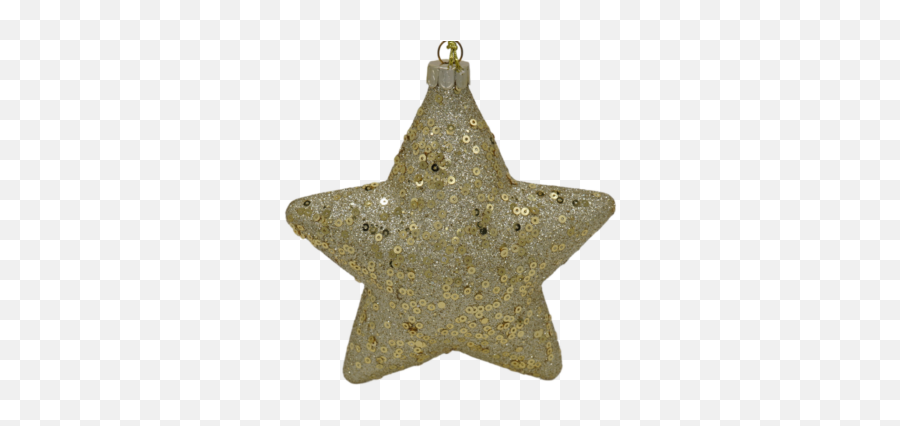 Get Gold Glitter Star Christmas Ornament In Mi - Sparkly Png,Glitter Star Png