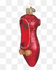 Red - Ruby Slipper Glass Ornament 4 18 Christmas Png,Ruby Slippers Png