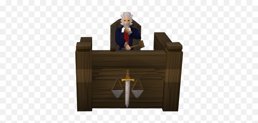 Judge - The Runescape Wiki Judge With A Table Png,Judge Png