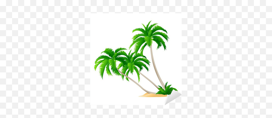 Vector Icon Palm Tree Sticker U2022 Pixers - We Live To Change Coconut Tree Png,Palm Tree Icon