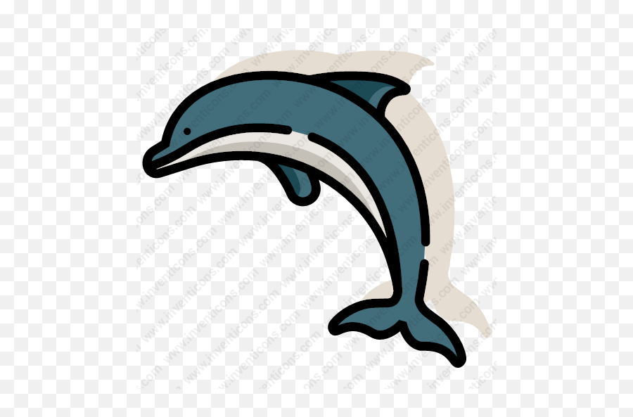 Download Dolphin Vector Icon - Common Bottlenose Dolphin Png,Dolphin Icon