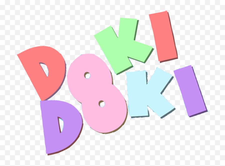 Random Doki Cropped Png To Remind - Doki Doki Literature Club Logo,Doki Doki Literature Club Logo Png