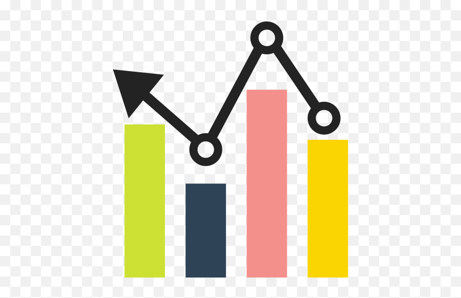 Arrow Bar Graph Growth Icon - Bar Chart Clipart Png,Graph Png