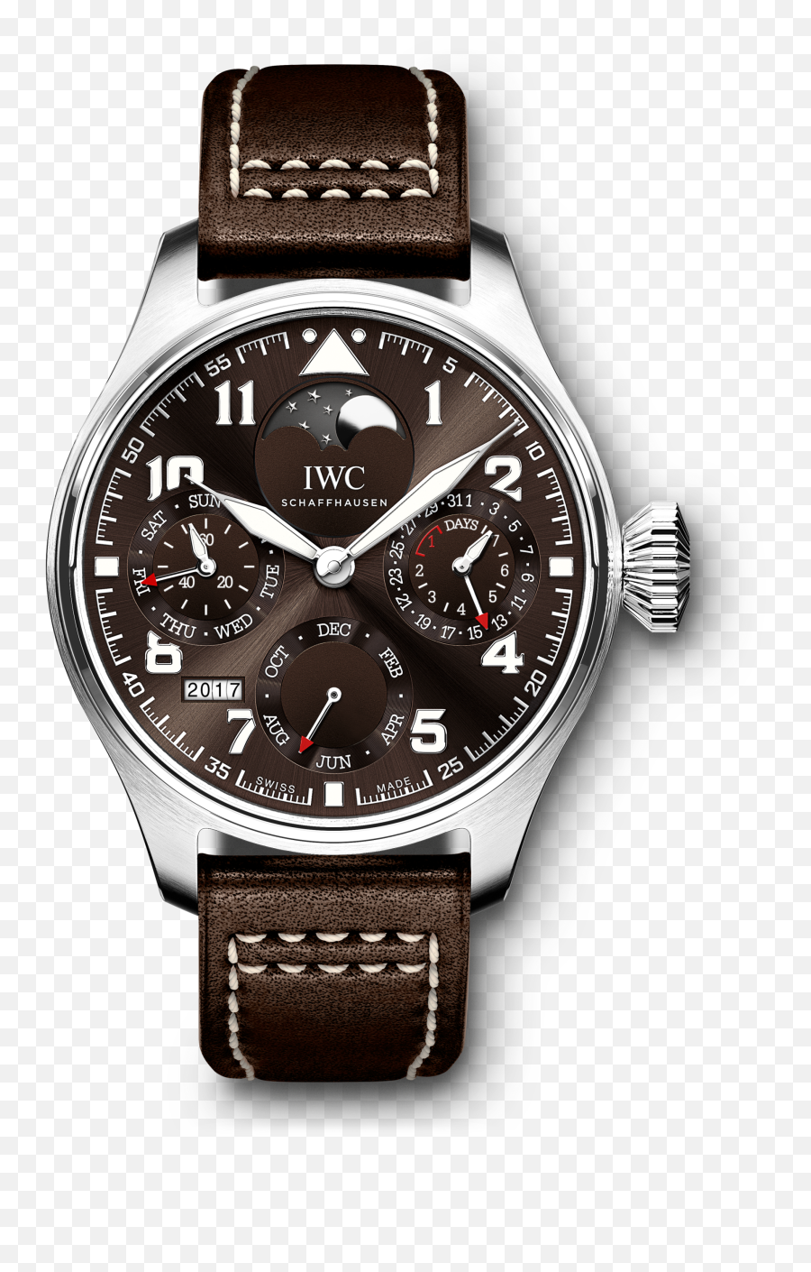 Iwc Pilot Perpetual Calendar - Iwc Pilot Chronograph Spitfire Png,Lucien Piccard Sea Icon