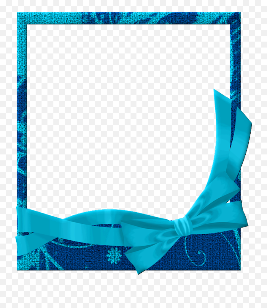Dark Blue Transparent Frame - Blue Picture Frame Png,Blue Frame Transparent