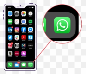 Gallery To Whatsapp - Iphone 6 png