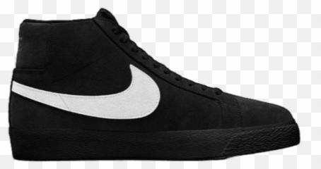 Nike Sb - Nike Sb Mid Blazer Black Black White Png,Nike Sb Reflective Icon Hood
