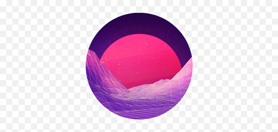 Vaporwave Png Shared - Vaporwave Circle,Vapor Wave Png