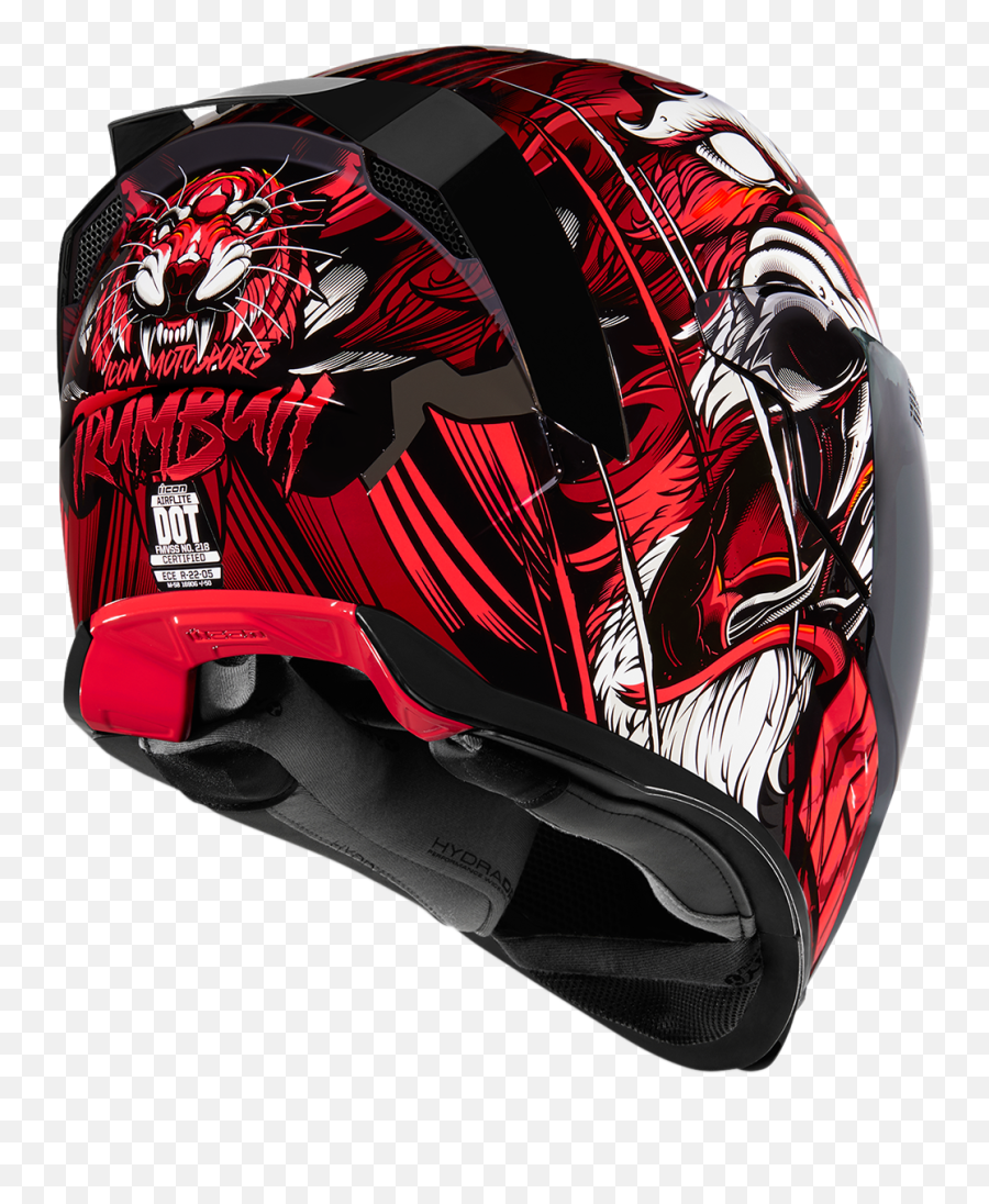 Icon Unisex Airflite Trumbull Fullface Motorcycle Riding - Red Motorcycle Helmet Icon Png,Icon Helmet Sizes