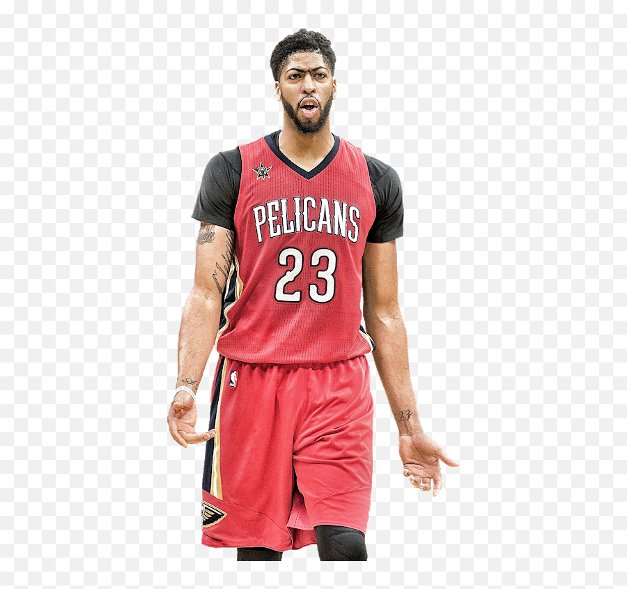 Download Hd Menu0027s Orleans Pelicans Anthony Davis No23 Red - Anthony Davis Transparent Background Png,Pelicans Logo Png