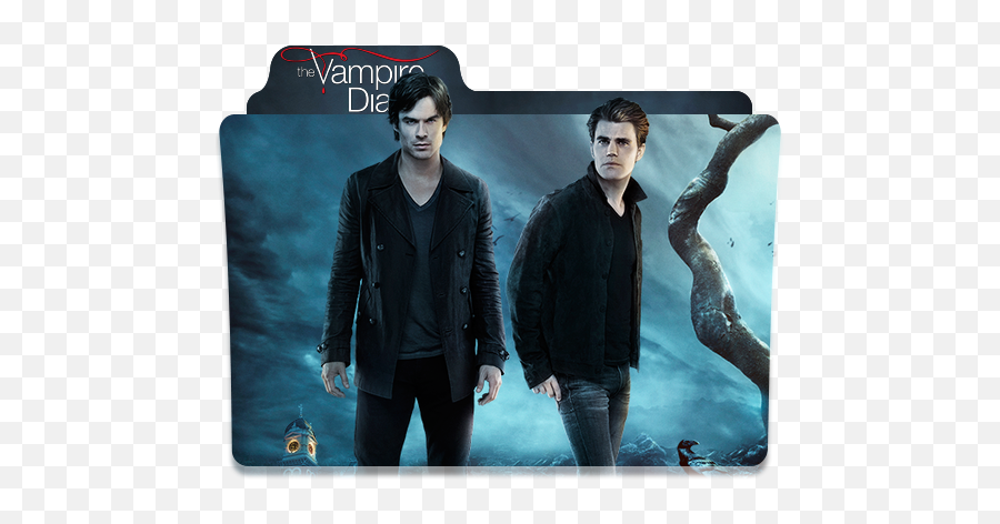 The Vampire Diaries Season 8 Folder Icon By Mrnik1996 - Vampire Diaries Dvd Season 7 Png,Diary Icon