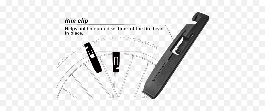 Birzman Tubeless Tire Lever Set 3 Pcs - 736u20ac Cyclebrother Birzman Tyre Lever Set Png,Bosch Icon Wiper Blade Refill