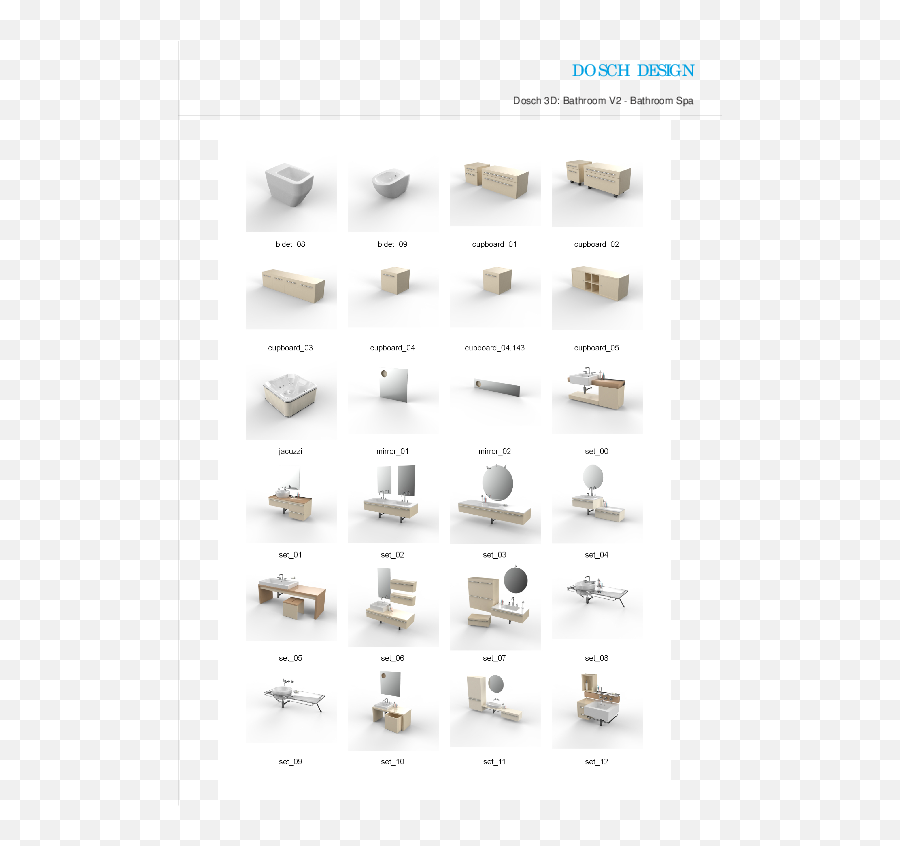 Dosch Design - Dosch 3d Bathroom V2 Vertical Png,Bathroom Articles Icon Png