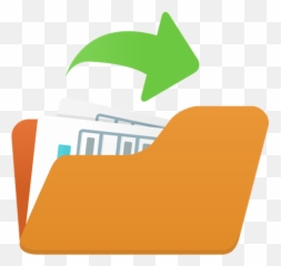 Share File Folder Icon Png - Symbol Shape Vector Clipart Horizontal