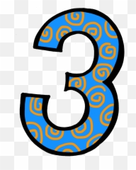 Number 3 Png Transparent Image Icon - Individual Clipart