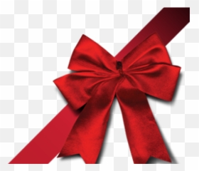 Christmas Ribbon Clipart Exclusive - Transparent Background Ribbon Gift Png,Gift Bow Png