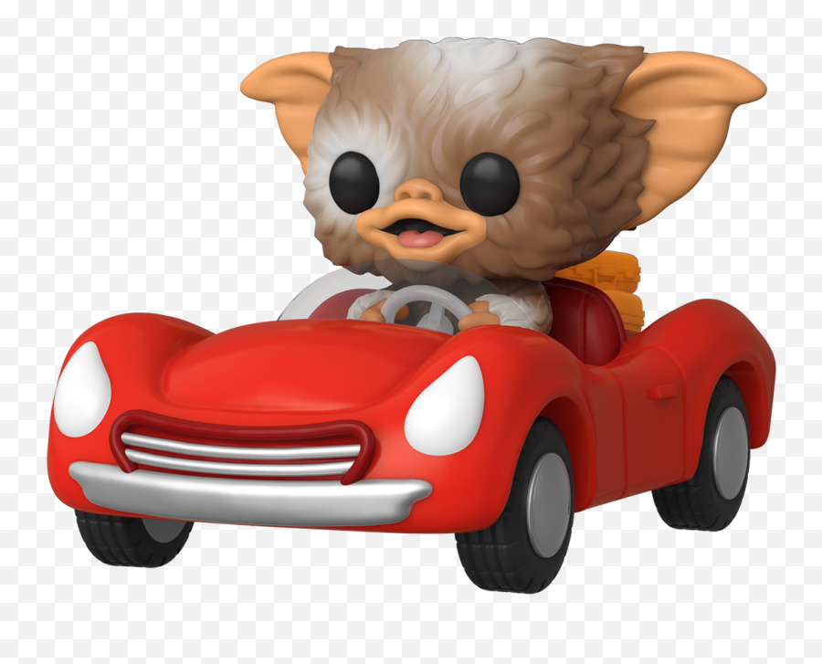 Gremlins Gizmo In Pink Car - Pop Ride Vinyl Figure Funko Pop Gizmo In Red Car Png,Pink Car Png