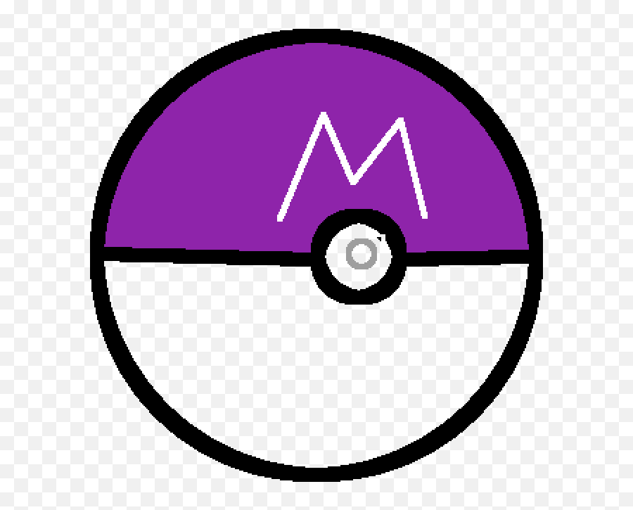 Pixilart - Pokeball Pokemon Logo Png,Master Ball Png