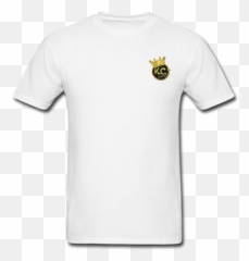 White Top Side Crown Logo T - Shirt U2013 Karma Camp Png,Crown Logo