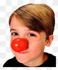 Red Plastic Clown Nose - Werewolf Nose Png,Clown Nose Png