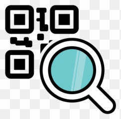 Barcode Magnifying Glass Qr Icon - Qr Code With Magnifying Glass png