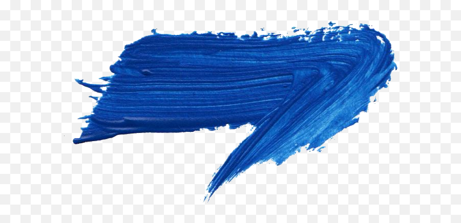 22 Blue Paint Brush Stroke (PNG Transparent)