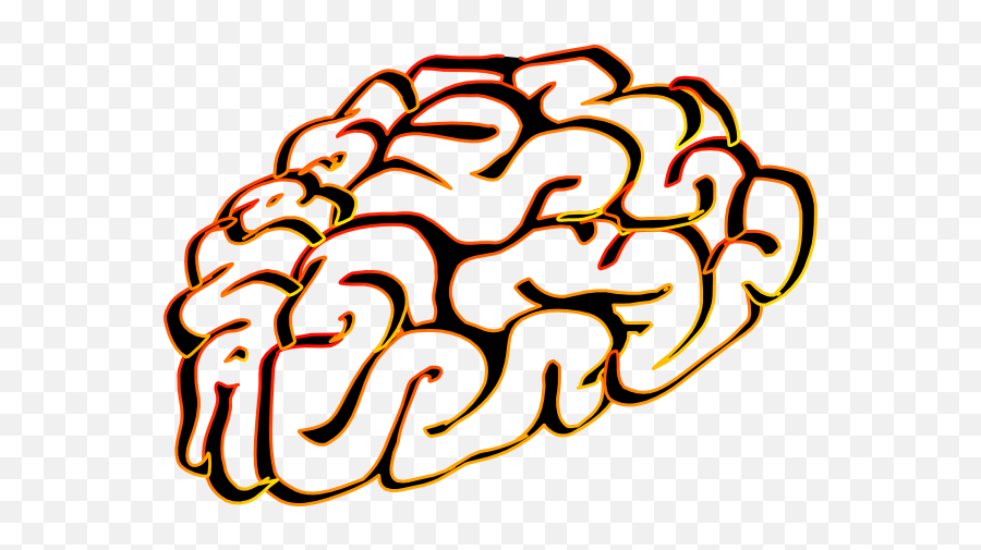 Human Brain Sketch With Eyes And Cerebrellum Svg Clip Arts - Brain Cartoon Clear Background Png,Human Eyes Png