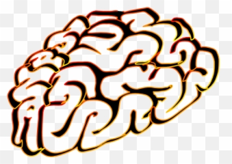 Human Brain Sketch With Eyes And Cerebrellum Svg Clip Arts - Cartoon Clear Background png
