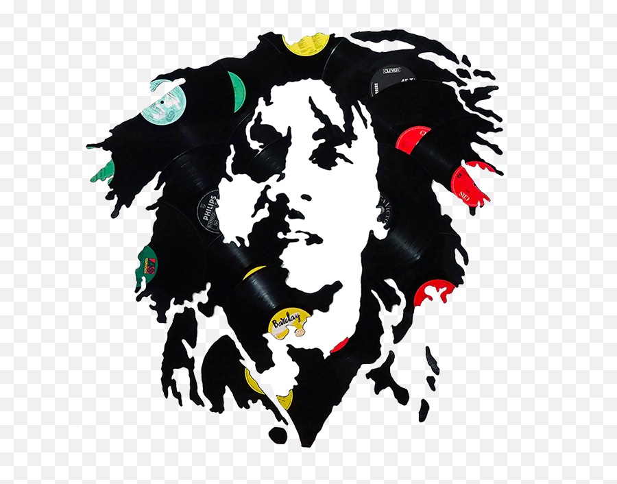 Download Hd Bob Marley By Willy Bass - Bob Marley Stencil Love Bob Marley Quotes Png,Bob Marley Png