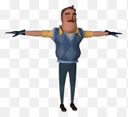 Old Neighbor Found In The Modkit Helloneighborgame - Standing Png,Hello Neighbor Png