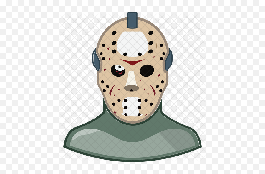 Jason Icon - Illustration Png,Jason Voorhees Mask Png