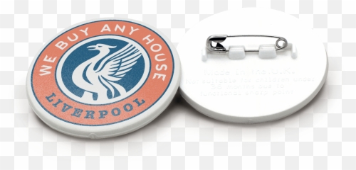 Recycled Plastic Pin Badge - 37mm Plastic Badges With Pin Png,Badge Logo