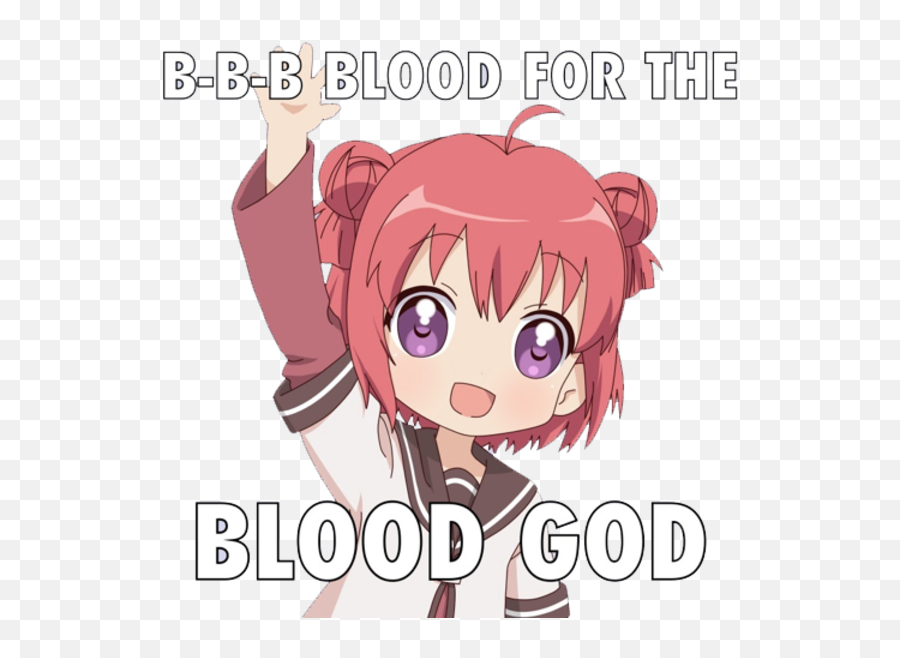 Akari Says Blood For The God - Blood For The Blood Gods Png,Anime Blood Png