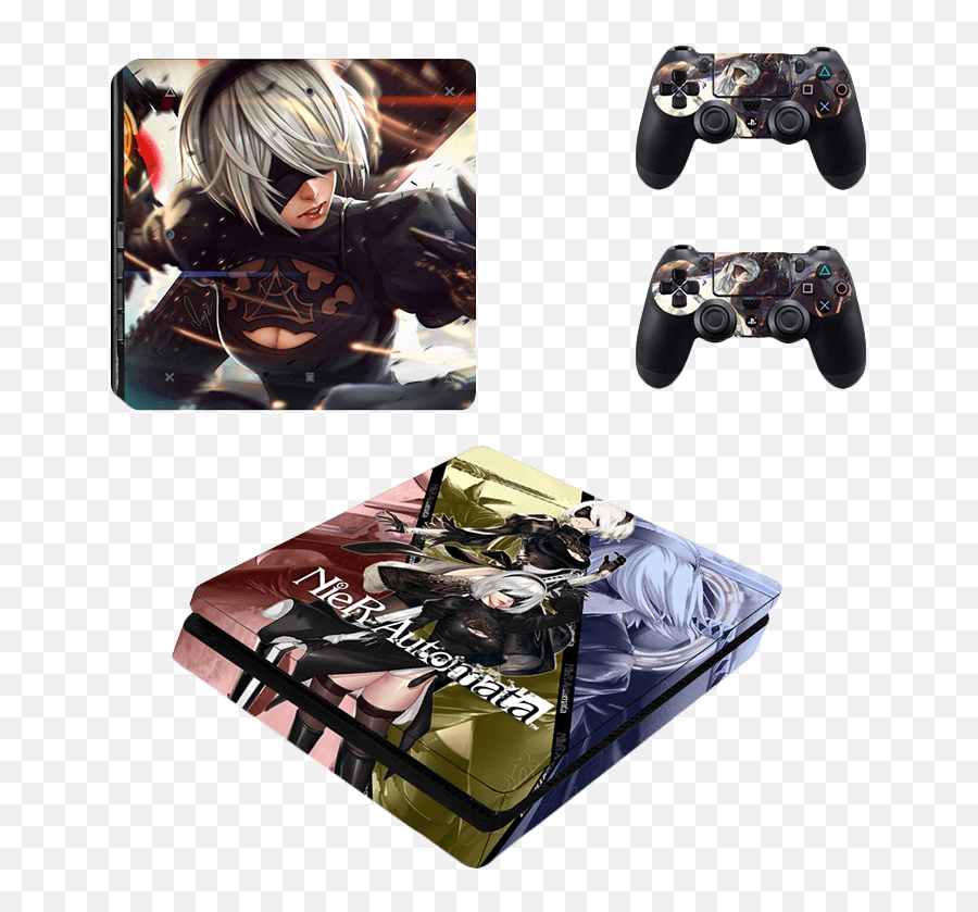 Playstation 4 Slim Decal Skin Vinyl - Nier Automata Type 1 Ps4new Ds4 Nier Automata Skin Png,Nier Automata Png