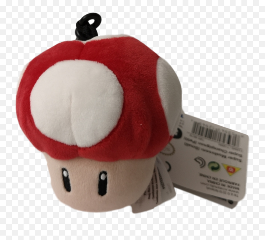 Mario Kart Super Mushroom 4 Mocchi - Mocchi Clip On Plush Stuffed Toy Png,Mario Kart Png