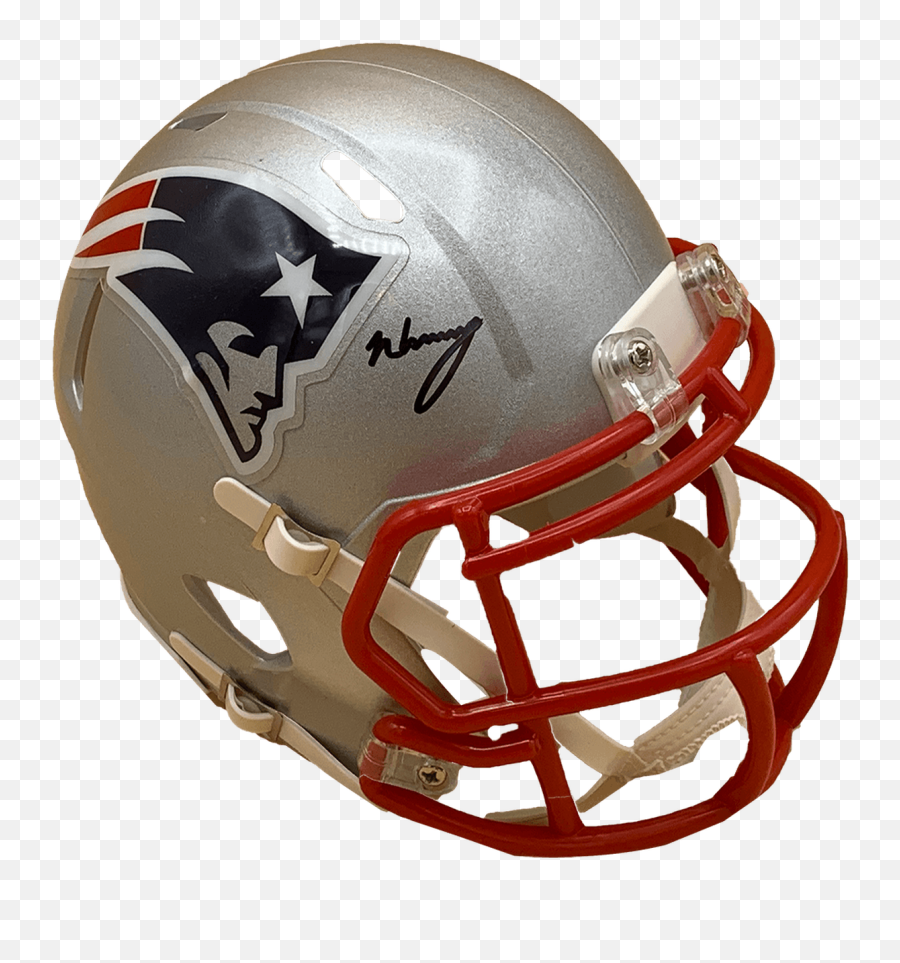 Nu0027keal Harry Signed New England Patriots Speed Mini Helmet - New England Patriots Png,New England Patriots Png