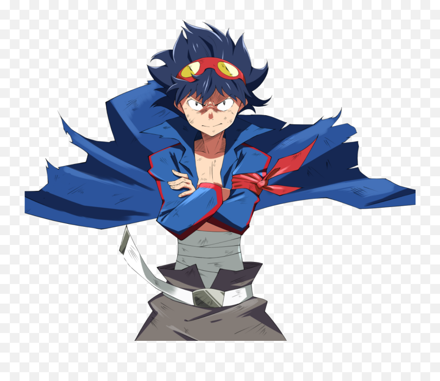 Gurren Lagann - Simon The Digger The Leader Of Team Dai Simon Gurren Lagann Png,Gurren Lagann Png