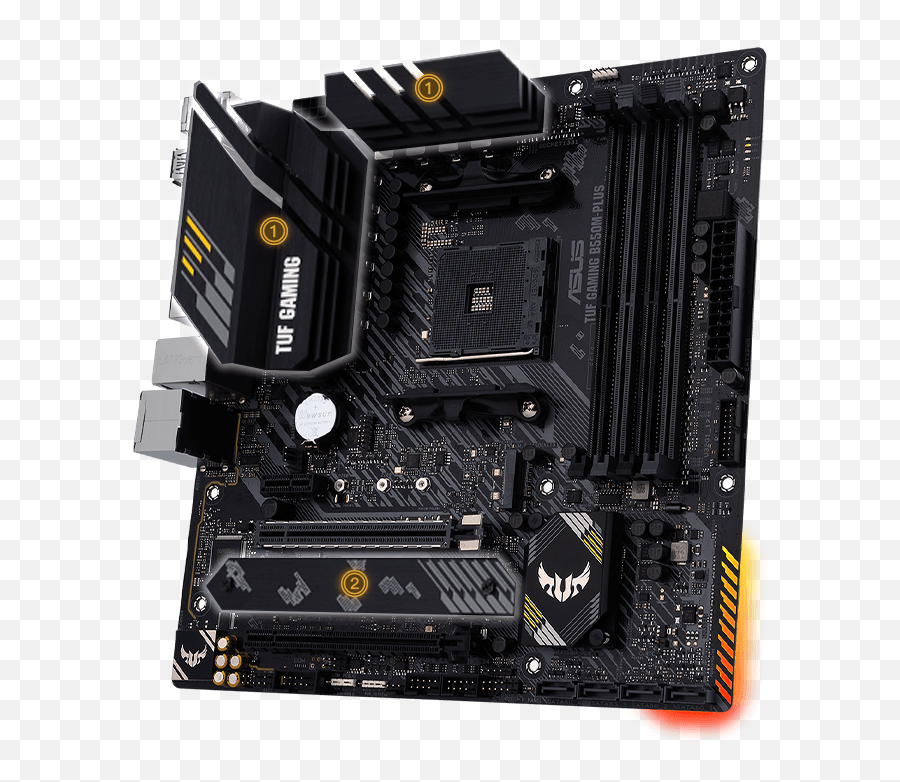 Tuf Gaming B550m - Plus Motherboards Asus Usa B550m Tuf Gaming Png,Plus Png