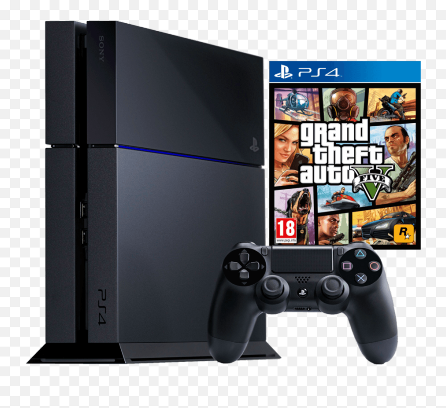 Download Hd Grand Theft Auto V Bundle For Playstation 4 - Cash Crusaders Ps4 Games Price Png,Playstation 4 Png