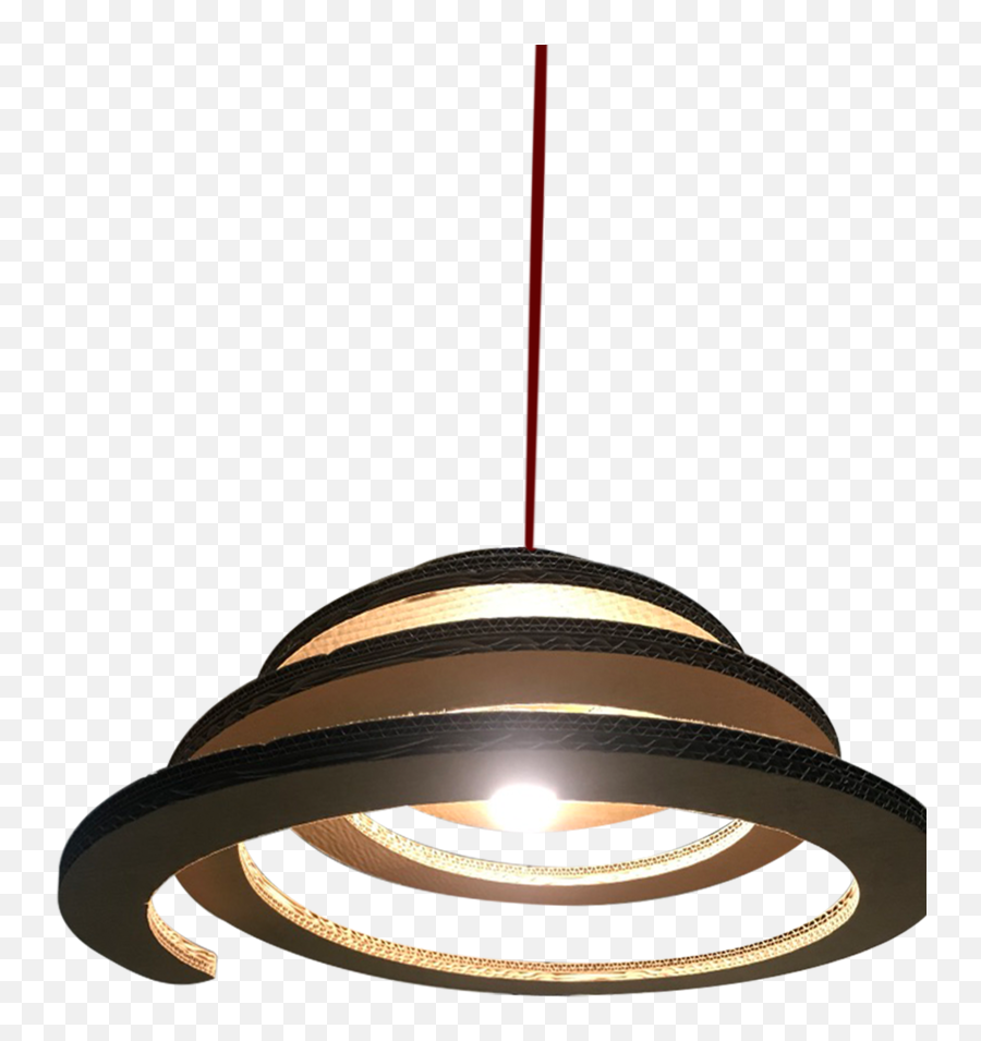 Kartent Cardboard Spiral Hanging Lamp Png Lights