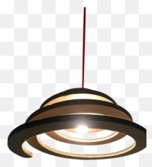Kartent Cardboard Spiral Hanging Lamp Png Lights