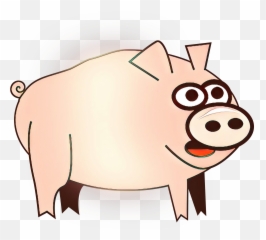 Pig Smoking Cattle Domestic - Pig Png,Porky Pig Png