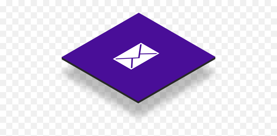 Download Custom Yahoo Mail Icon With - Triangle Png,Yahoo Png