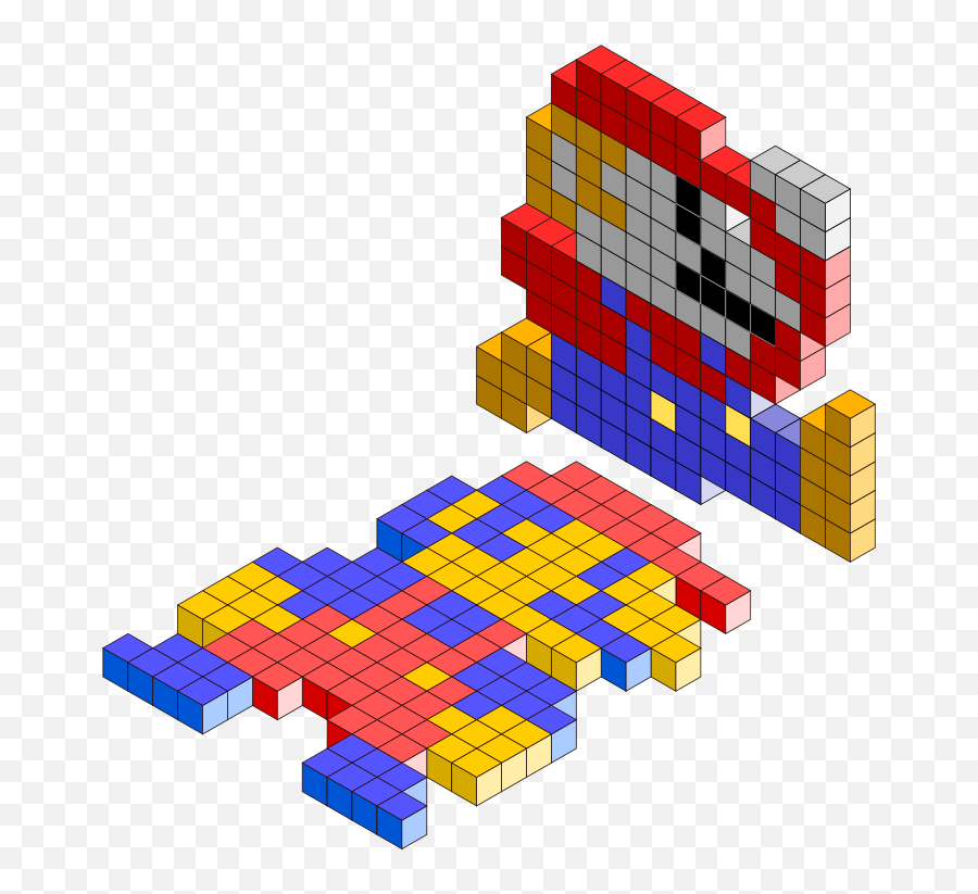 Mario Bros 3d Blocks Png Svg Clip Art For Web - Download Tetris Pixel Art,Abc Blocks Png