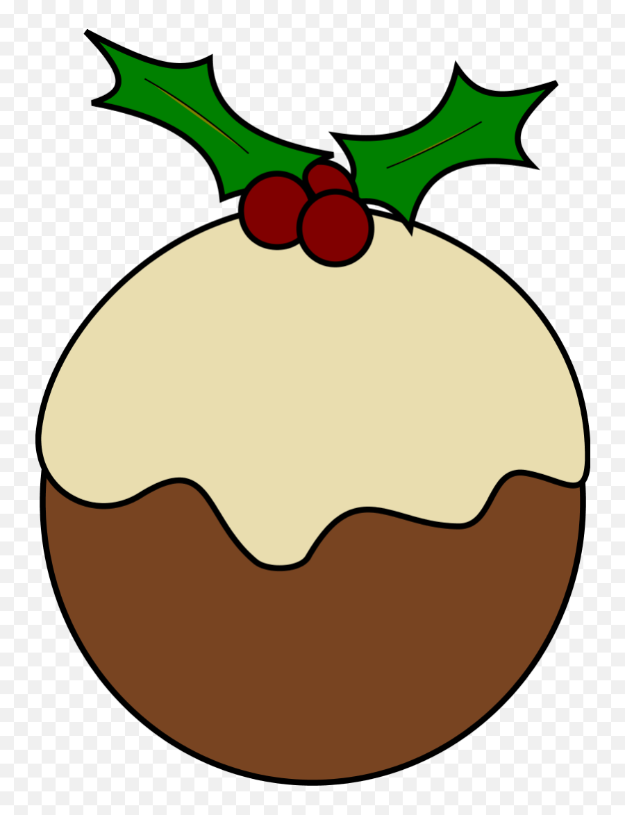 Christmas Pudding Png - Christmas Pudding Easy To Draw,Pudding Png